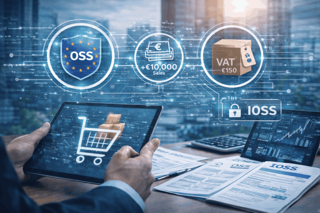 report showing OSS and how it influence VAT